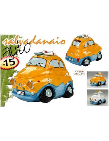 Salvadanaio resina auto sportiva cm. 15