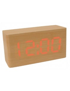 Orologio sveglia legno con...