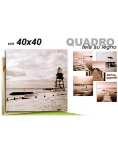 Quadro tela mare Cm. 40x40