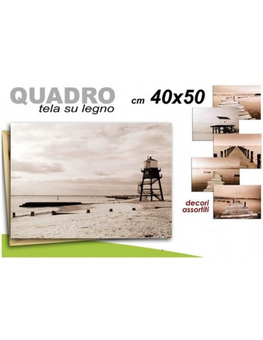 Quadro tela mare Cm. 40x50