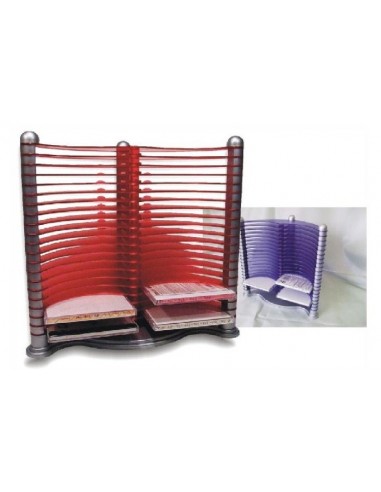 Porta cd pvc impilabile 40 posti -...
