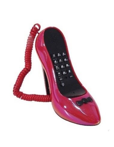 Telefono fisso scarpetta rossa