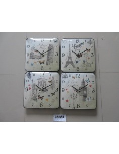 Orologio da parete quadrato...