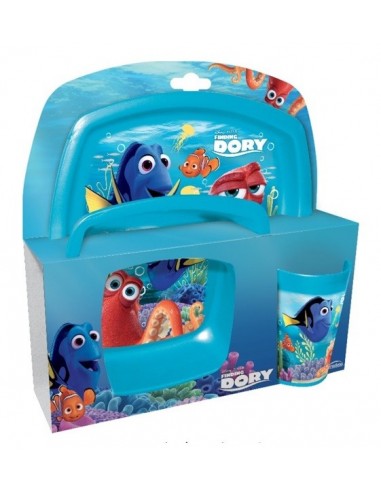 Set 3 pezzi plastica (piatto...