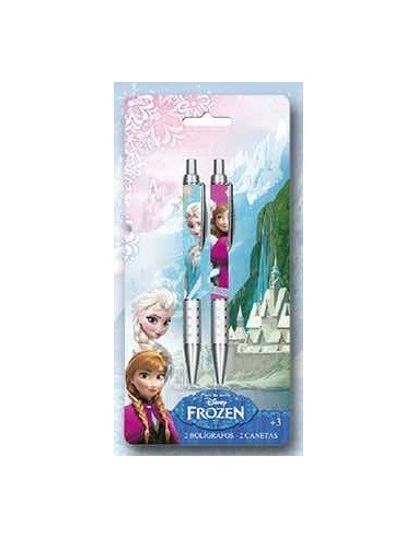 Set 2 penne a scatto in blister Frozen