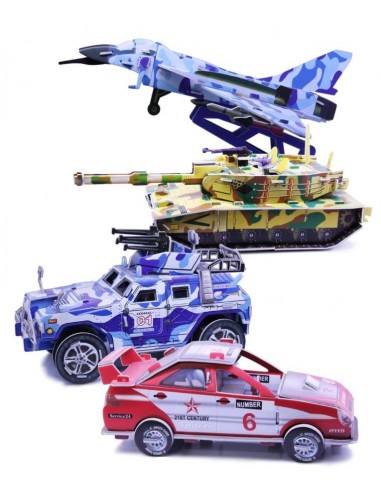 Puzzle 3D auto e mezzi militari Cm....