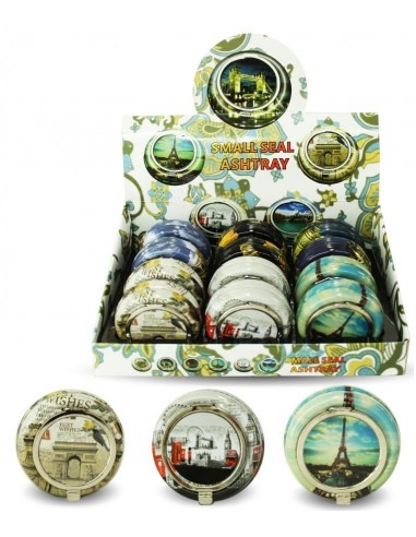 Posacenere portatile con scatto "City"