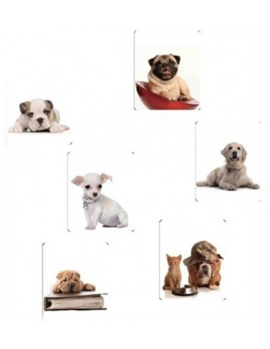 Mouse pad piatto Cani Cm. 24x20