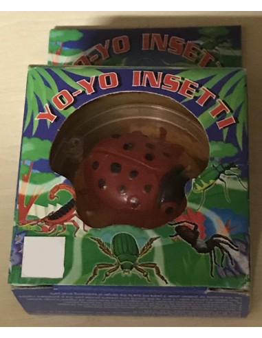 Yo yo plastica con insetti all'interno