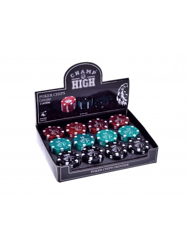 Grinder metallo 3 strati Poker Chips