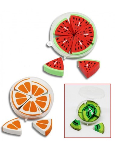 Set 10 gommine sagomate "Fruits" Cm....