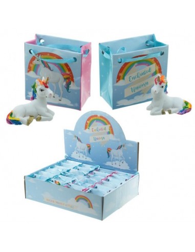 Unicorno resina in bustina regalo Cm. 4