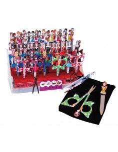 Espositore con 24 pinzette,...