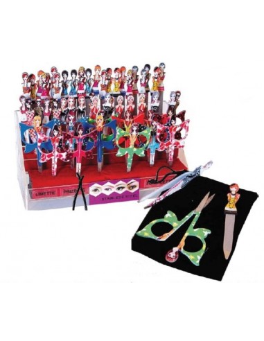Espositore con 24 pinzette, 24...