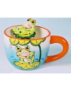 Tazza mug ceramica rana con...