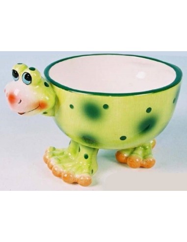 Scodella ceramica 3D con piedini rana...