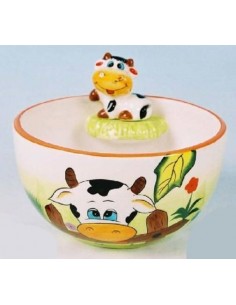 Scodella ceramica mucca con...