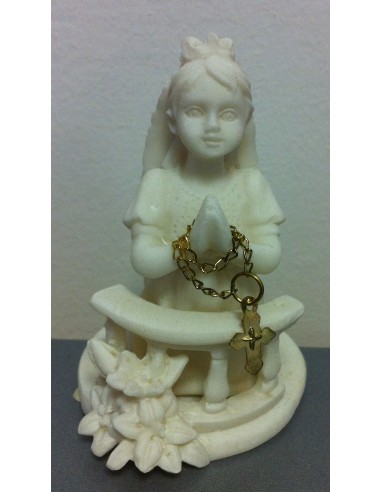 Statuina resina bambina prima...