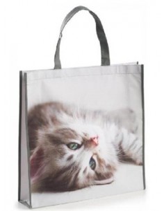 Borsa shopper Gatto steso...