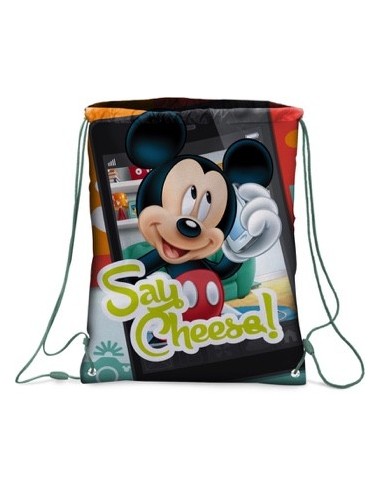 Sacca nylon con laccetti Topolino Cm....