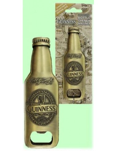 Magnete con apribottiglie Guinness gold