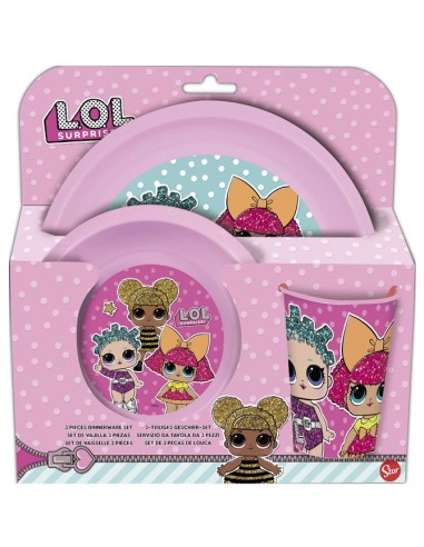Set colazione plastica 3 pezzi...