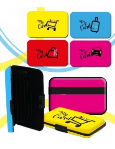 Porta card rigido colorato