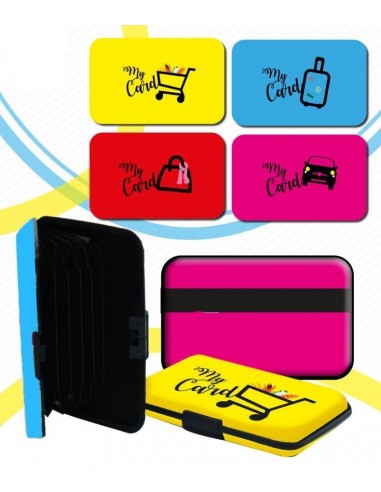 Porta card rigido colorato