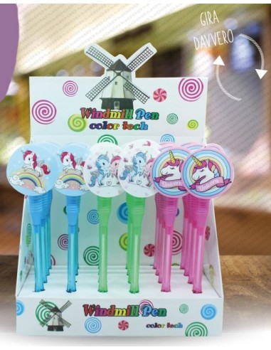 Penna con girandola "Unicorno"