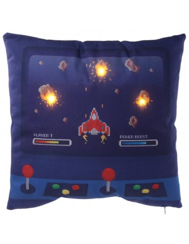 Cuscino quadrato con led interni Game...