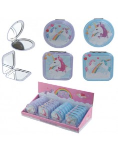 Specchietto da borsa Unicorno