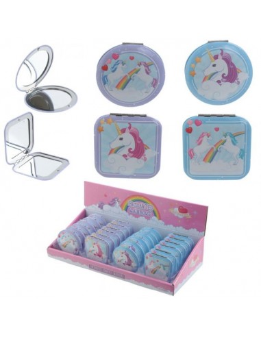 Specchietto da borsa Unicorno