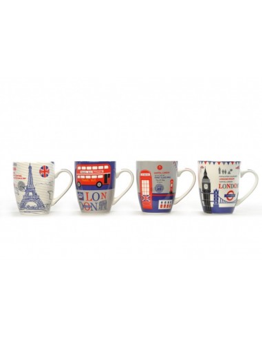 Tazza mug ceramica Londra / New York