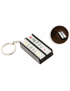 Portachiavi con 10 led e...