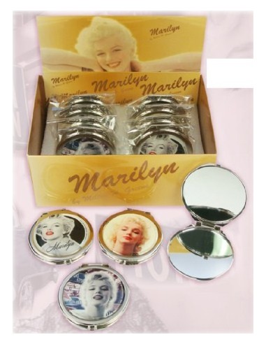 Specchietto da borsa tondo Marylin...