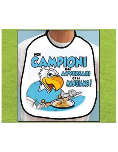 Bavaglione maxi tessuto calcio Lazio