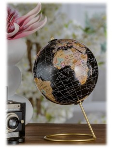 Mappamondo design nero con...