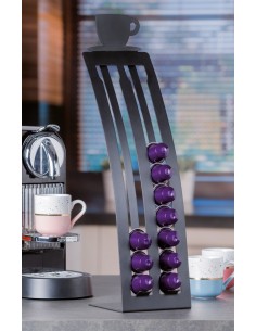 Porta cialde caffè nero con...