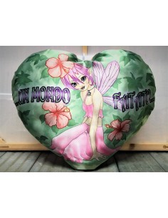 Cuscino satin cuore Cm. 35...