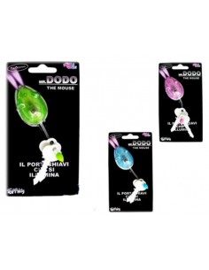 Portachiavi mouse Dodo con led