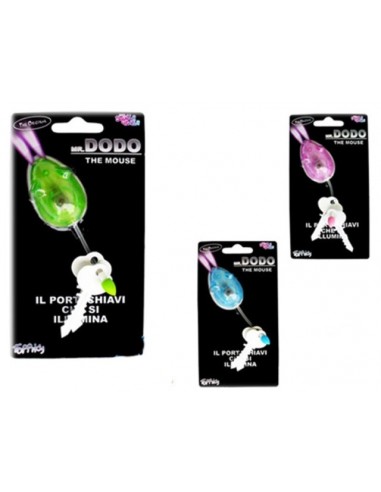 Portachiavi mouse Dodo con led