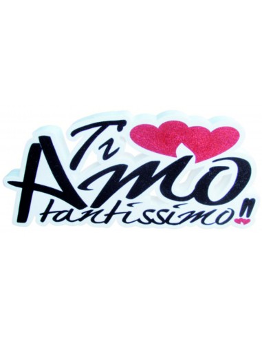 Scritta polistirolo sagomata "Ti Amo...