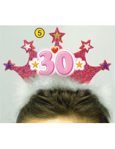 Cerchietto glitterato "30... 2