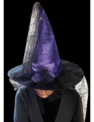 Cappello strega con ragnatela stoffa...