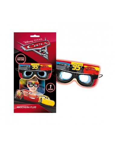 Mascherina luminosa fluo Cars