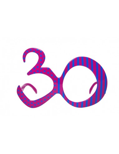 Occhiali party trendy - 30 anni