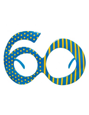 Occhiali party trendy - 60 anni