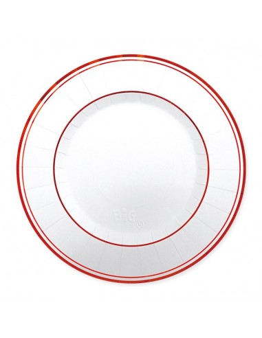 Piatti carta Cm. 25 Classic Rosso...