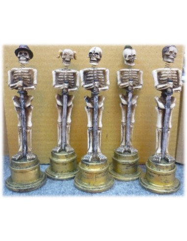 Statuina resina trofeo scheletro 3D