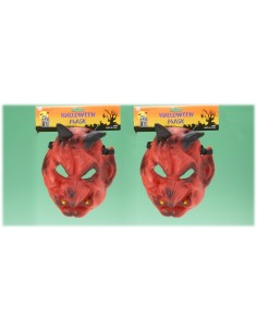 Maschera pvc diavolo Halloween